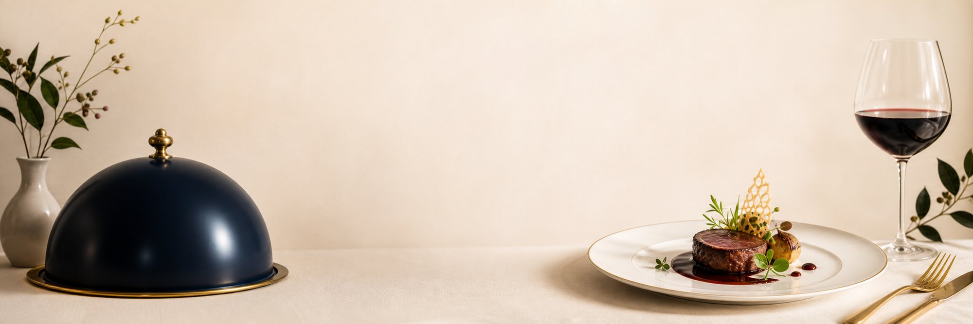 Fine Dining Restaurant with Banner Aspect Ratio-1